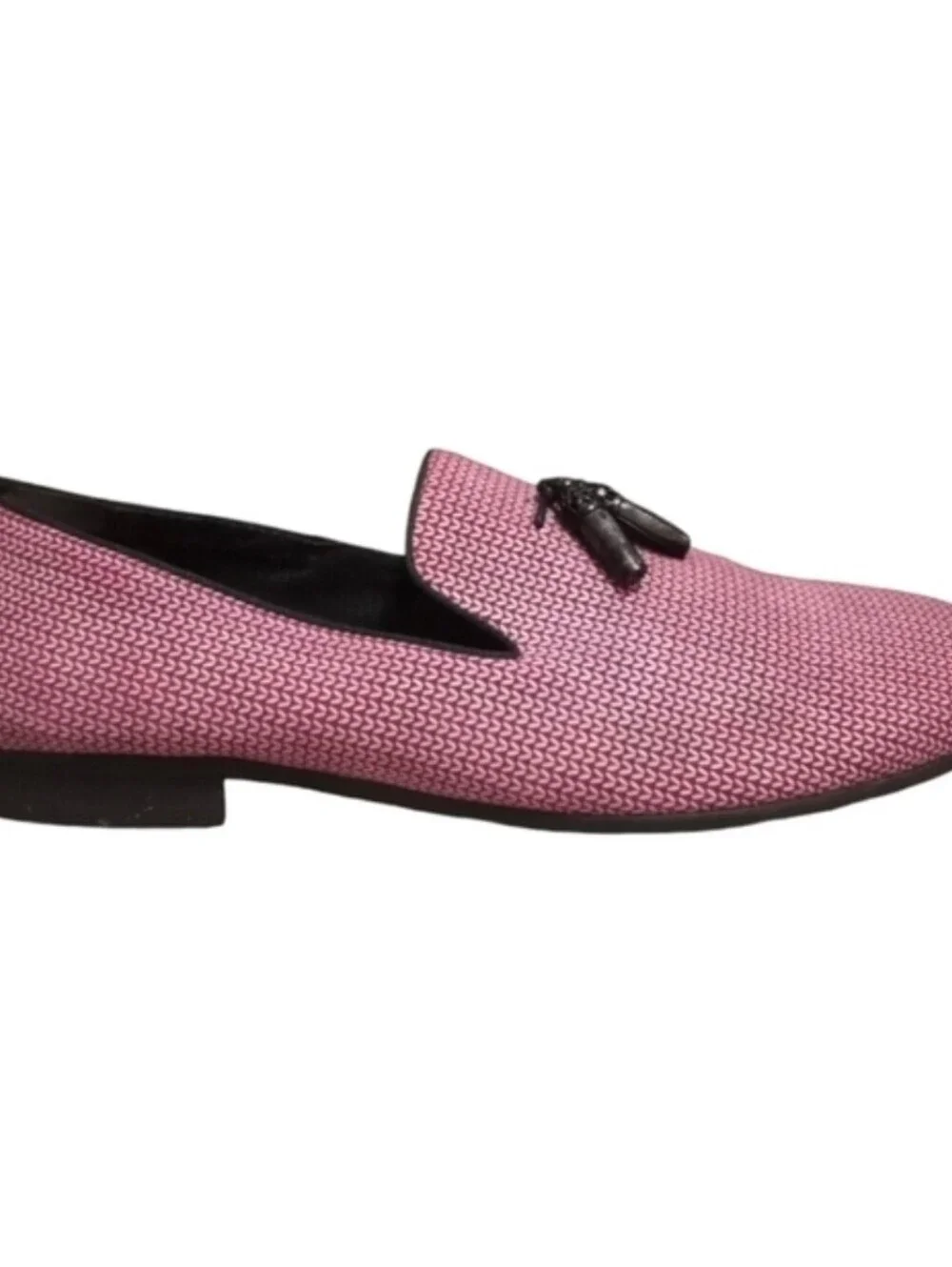 Asher Green Genuine Leather Tassel Wine Loafer Size 12